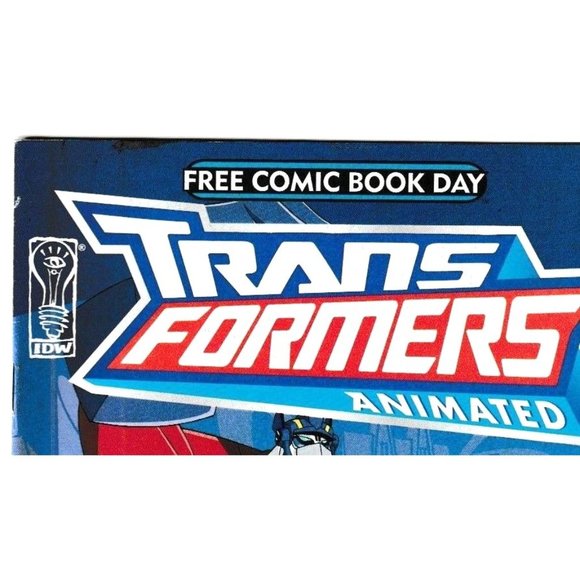 Free Comic Book Day Transformers Animated IDW Cartoon Network Comic Book - Picture 6 of 6